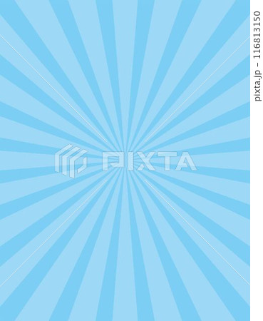 縦向きの青い集中線の背景イラスト 縦向きの青い集中線の背景イラスト 116813150