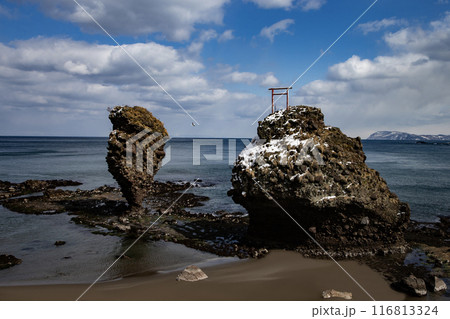 倒れないえびす岩 116813324