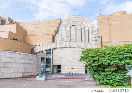 北海道釧路市 晴天の釧路市立博物館 北海道釧路市 晴天の釧路市立博物館 116813710
