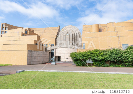 北海道釧路市　晴天の釧路市立博物館 116813716