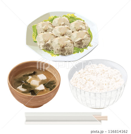 肉シュウマイ定食 116814162