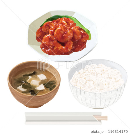 エビチリ定食 116814170