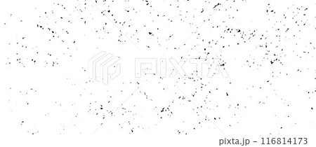 Black gritty grunge texture. Grainy rugged overlay background. Distressed noise surface with dust, particles, speckles, specks. Rough texture backdrop of concrete, cement, gravel. Vector Black gritty grunge texture. Grainy rugged overlay background. Distressed noise surface with dust, particles, speckles, specks. Rough texture backdrop of concrete, cement, gravel. Vector 116814173