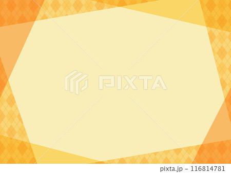 アーガイルチェック柄のカードのデザイン 116814781