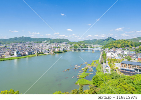 国宝・犬山城天守閣　360度回廊　東側 116815978