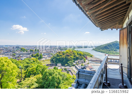 国宝・犬山城天守閣　360度回廊　北側 116815982
