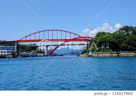 広島県の第一第二音戸大橋のある風景 広島県の第一第二音戸大橋のある風景 116817968
