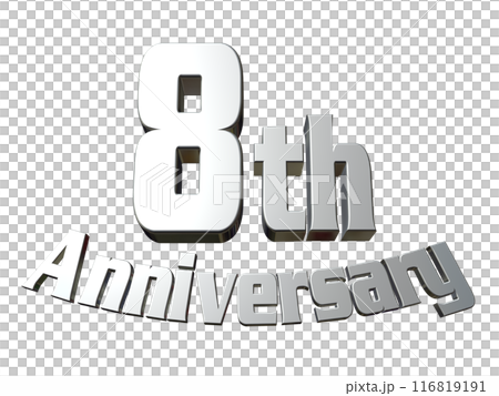3DCG角色「8th Anniversary/8週年」銀、銀 116819191
