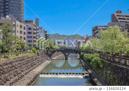 a Megane Bridge, Iconic Landmark of Nagasaki Spectacular Scenery May 14 2024 a Megane Bridge, Iconic Landmark of Nagasaki Spectacular Scenery May 14 2024 116820124