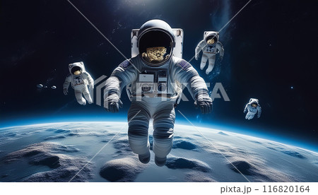 宇宙飛行士（AI生成画像） 116820164