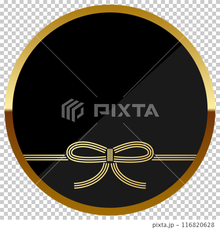 豪華 Mizuhiki 框架黑色和金色 豪華 Mizuhiki 框架黑色和金色 116820628