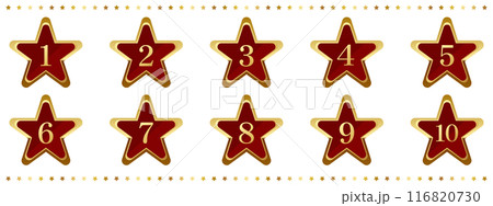 高級感のあるランキングエンブレム1位~10位セット 高級感のあるランキングエンブレム1位~10位セット 116820730