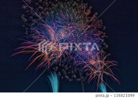 夜空に咲く花火 高く輝く花火大会 花火 夜空 花火イメージ 花火大会 夜空に咲く花火 高く輝く花火大会 花火 夜空 花火イメージ 花火大会 116821099