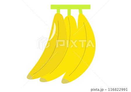 バナナ。フルーツ。ベクターイラスト バナナ。フルーツ。ベクターイラスト 116822991