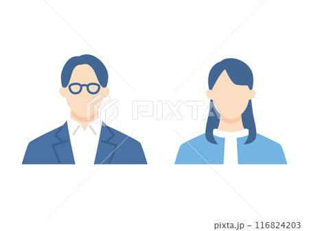 オフィスカジュアルな服装のビジネスパーソン 116824203