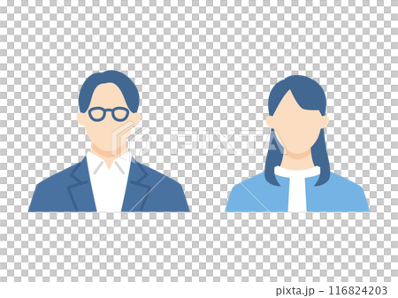 Business people in office casual clothes 116824203