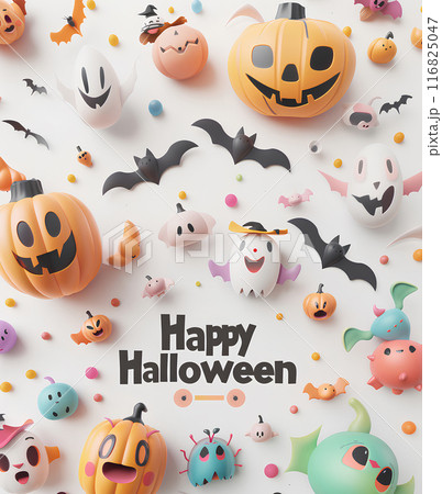 楽しいハロウィンのモンスターたち-5 116825047