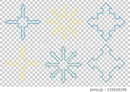 simple arrow set 116826296