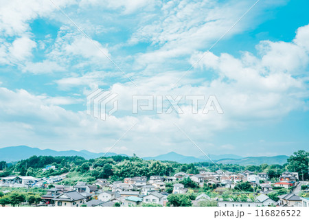 笠間工芸の丘から見下ろした景色　茨城県笠間市 116826522