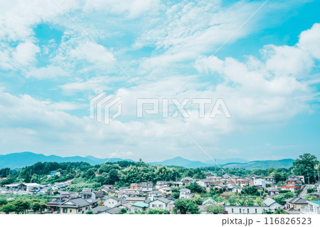 笠間工芸の丘から見下ろした景色　茨城県笠間市 116826523