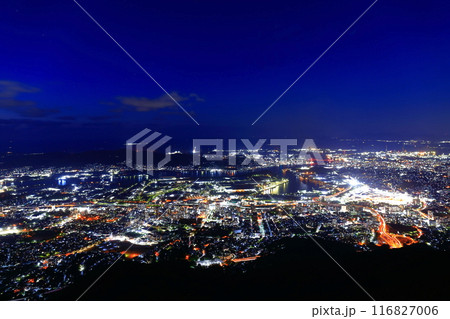 【福岡県】北九州市の夜景（皿倉山展望台） 116827006