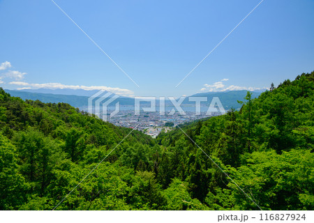 塩嶺御野立公園展望台からの絶景【岡谷市】 116827924