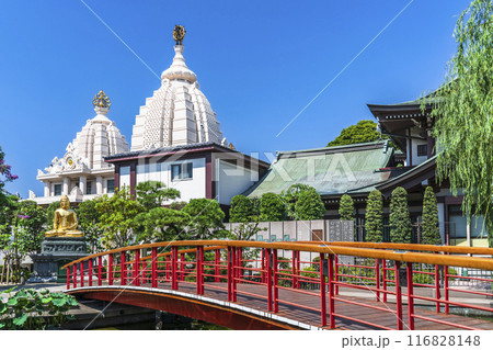 川崎大師　「薬師殿」と「やすらぎ橋」【神奈川県・川崎市】 116828148