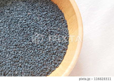 Organic black sesame for health 116828311