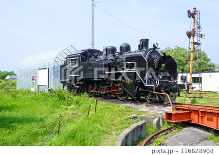 根室標津駅跡にて、C11 224 116828908