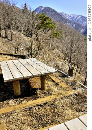 丹沢　大室山の犬越路より眺める丹沢主稜の大笄と檜洞丸 116829506