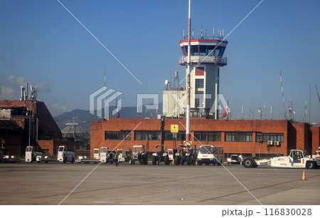 domestic flight area of Tribhuvan international airport. it is only one international airport in nepal. 116830028