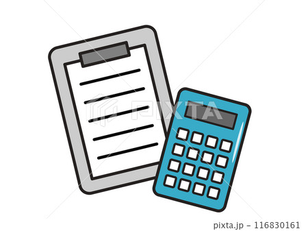 計算機と書類 116830161
