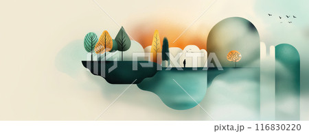 Modern Abstract Art - Unique Design Image Modern Abstract Art - Unique Design Image 116830220