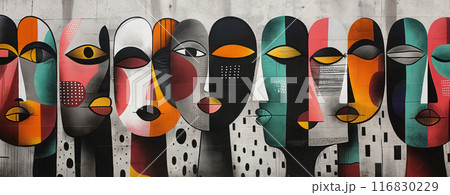 Modern Abstract Art - Unique Design Image 116830229