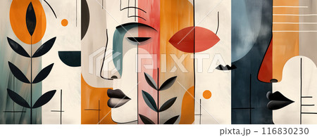 Modern Abstract Art - Unique Design Image 116830230