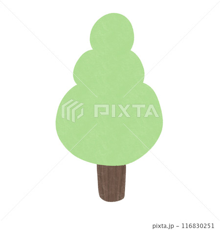 Cute Tree Cartoon illustration Tree Watercolor Style Mini Tree Cartoon Doodle Tree Cartoon 116830251
