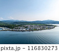 増毛町市街地全景空撮 116830273