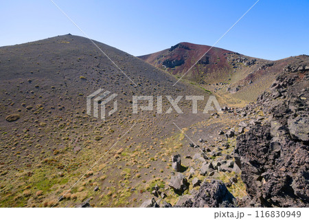 岩手山妙高岳と薬師岳 116830949