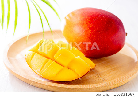 カットしたマンゴー 116831067