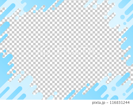 向右上升的淺藍色波浪線框 116831244