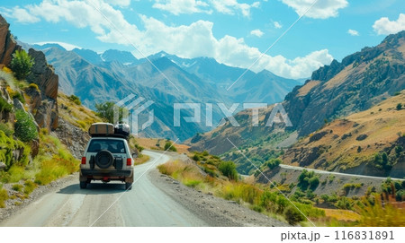 Family SUV on a Camping Trip Family SUV on a Camping Trip 116831891