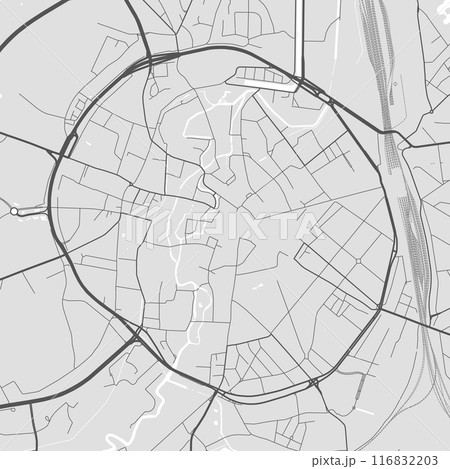 Namur map, Belgium. City map, streetmap with roads, parks and rivers. Namur map, Belgium. City map, streetmap with roads, parks and rivers. 116832203