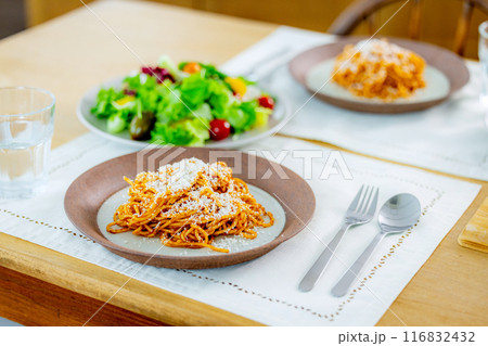おいしそうなスパゲティ 116832432