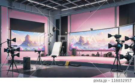 「写真スタジオ 山岳背景」 「写真スタジオ 山岳背景」 116832957