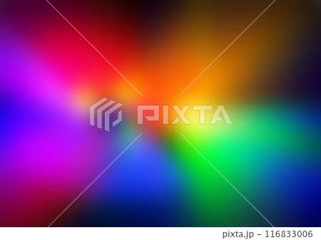 カラフルなグラデーション カラフルなグラデーション 116833006