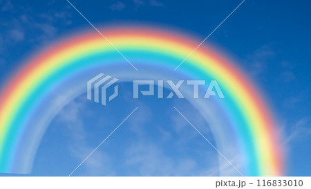 青空にかかる虹 青空にかかる虹 116833010