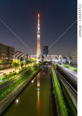 《東京都》スカイツリーの夜景 116833722