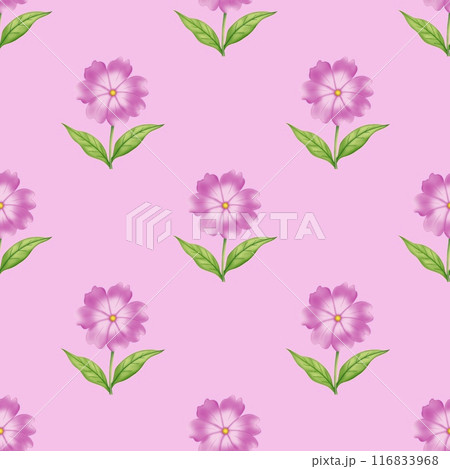 seamless pattern with pink flowers seamless pattern with pink flowers 116833968