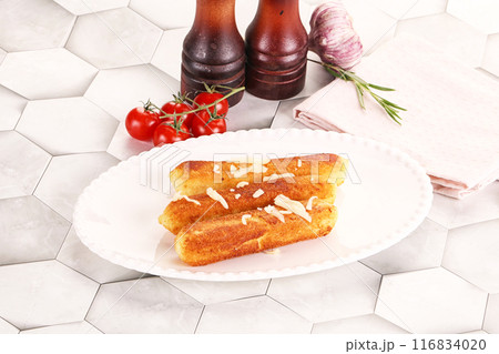 Fried cheese sticks for snack Fried cheese sticks for snack 116834020