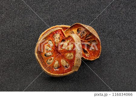Thai cuisine - dry bael fruit 116834066